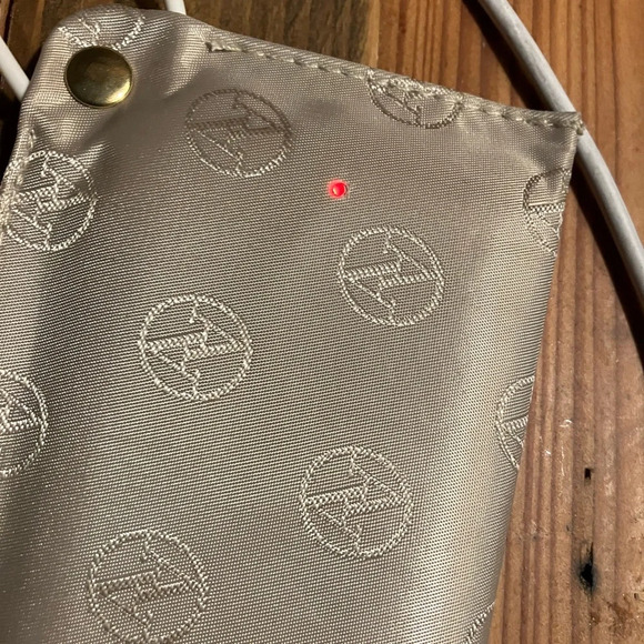 Adrienne Vittadini black wallet/ wristlet with built in phone charger. - Picture 6 of 6